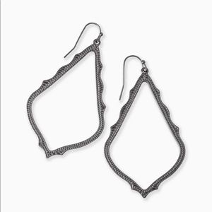 Sophee Drop Kendra Scott Earrings in Gunmetal